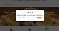 Desktop Screenshot of beesandtrees.com